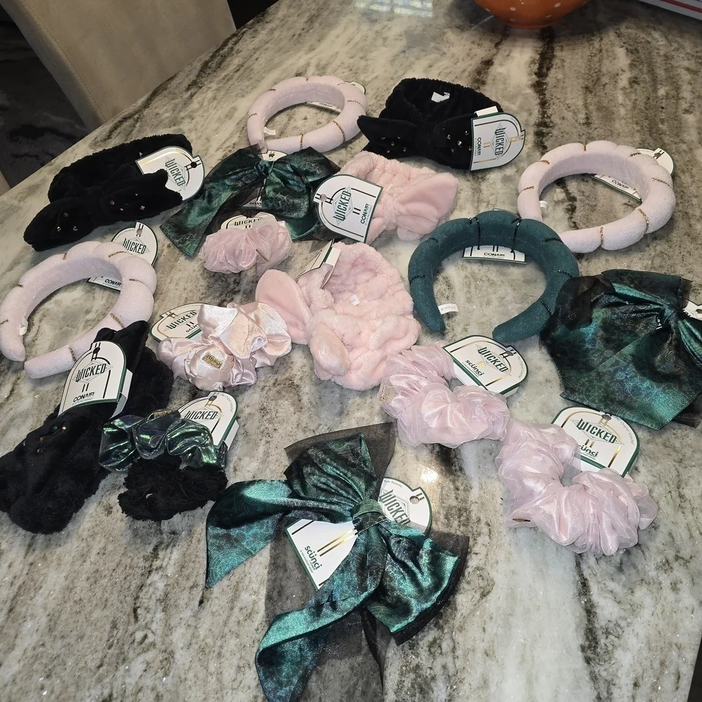 Wicked Kids Pink and Teal Hair Accessories Set